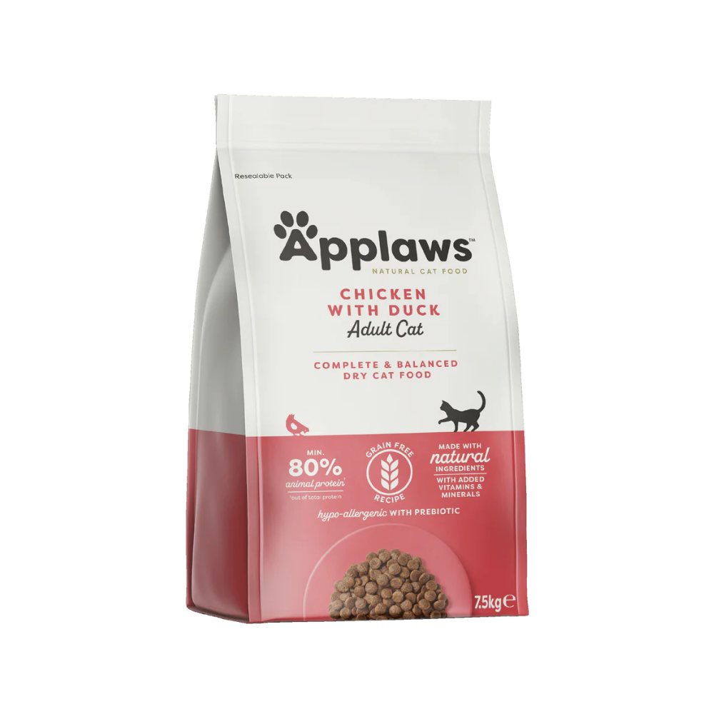 أبلاوز طعام جاف للقطط البالغة - دجاج مع البط 7.5 كغ
