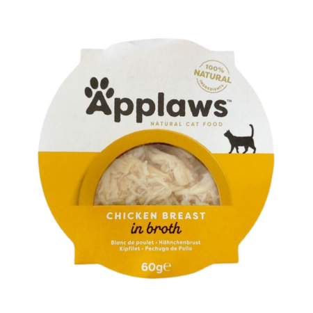 ابلاوز صحن طعام رطب للقطط دجاج مع الارز 60غ